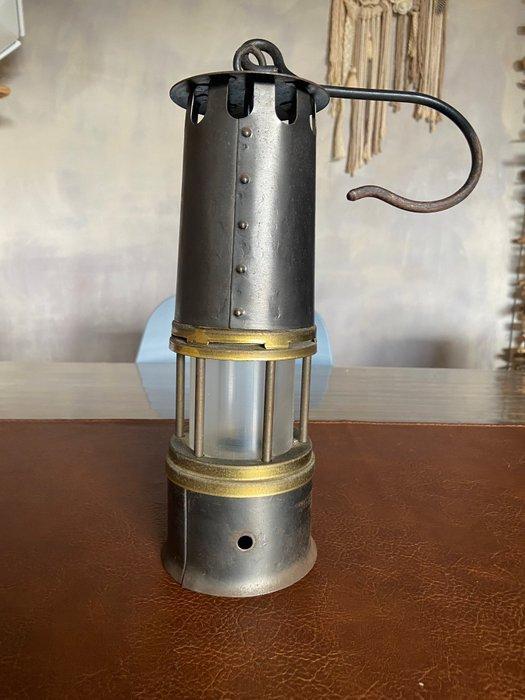 Lampe à suspendre - Métal - Ancienne lampe de mineur, Antiquités & Art, Curiosités & Brocante