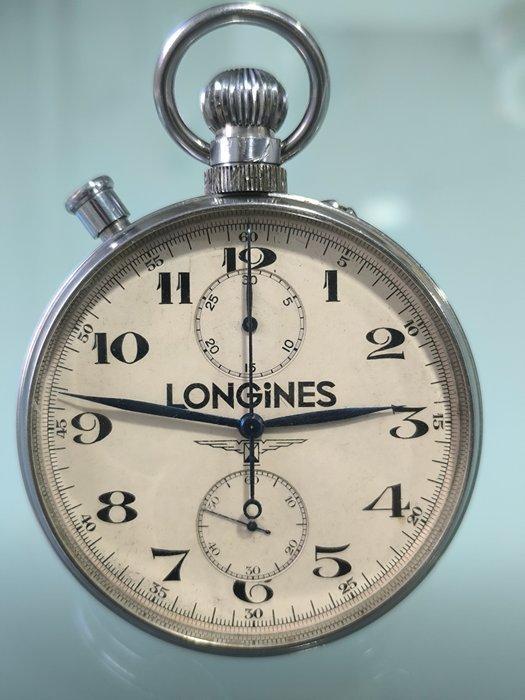 Longines - chronograph rattrapante - 1950-1959, Handtassen en Accessoires, Horloges | Heren