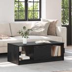 vidaXL Salontafel Zwart eiken 100 x 50 x 36 cm Bewerkt hout, Huis en Inrichting, Verzenden, Nieuw
