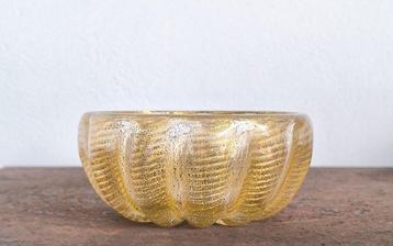 Barovier & Toso - Ercole Barovier - Kom - Cordonato Oro -, Antiek en Kunst, Antiek | Glaswerk en Kristal