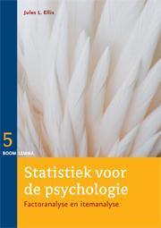Statistiek voor de psychologie / factor- en itemanalyse /, Boeken, Psychologie, Gelezen, Verzenden