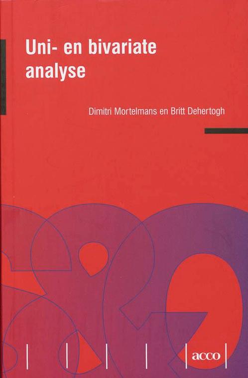 Uni- en bivariate analyse / Stap In Statistiek en Onderzoek, Boeken, Politiek en Maatschappij, Zo goed als nieuw, Verzenden