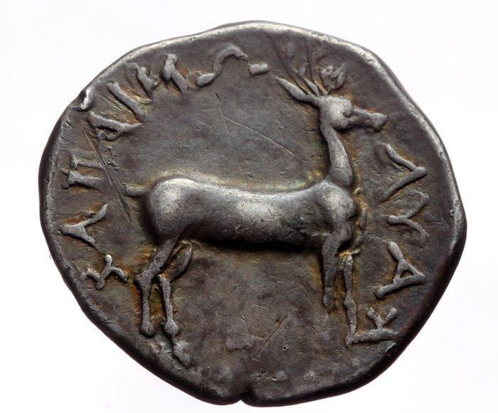 Griekenland (Magna Graecia), Bruttium, Kaulonia Stater Very, Postzegels en Munten, Munten | Europa | Niet-Euromunten