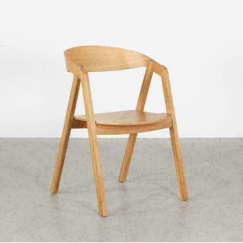 Houten eetkamerstoel Edske - Scandinavisch design, Huis en Inrichting, Stoelen, Nieuw, Hout, Verzenden