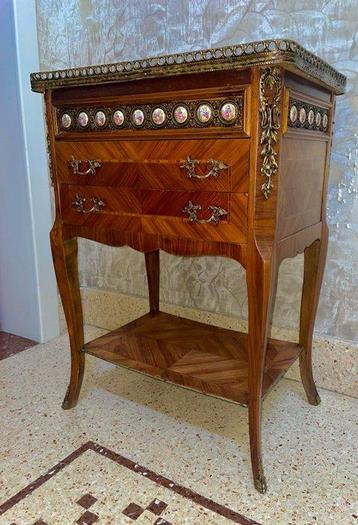 Armoire - Plaquettes en porcelaine de style Fragonard ou, Antiek en Kunst, Curiosa en Brocante