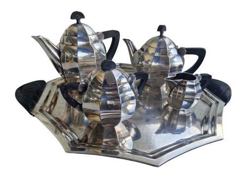 Christofle - Maurice Dufrêne - Koffieservies (5) -, Antiek en Kunst, Antiek | Meubels | Tafels