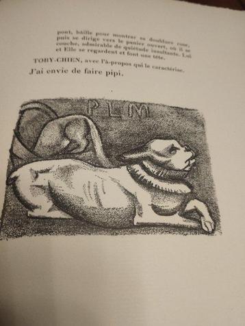 Colette / Pavie (illustr.) - Sept Dialogues de bêtes., Antiek en Kunst