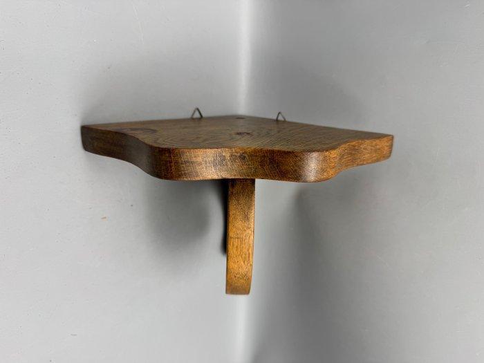 Vintage hoek wandconsole - Wandtafel - Hout, Antiek en Kunst, Curiosa en Brocante