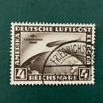 Duitse Rijk 1930 - 4 Mark Zuid-Amerika Fahrth - gekeurd, Postzegels en Munten, Gestempeld