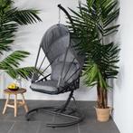 2dekans | Hangstoel Tony met kap - Grijs, Tuin en Terras, Tuinsets en Loungesets, Ophalen of Verzenden, Nieuw