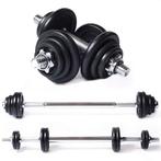 Tunturi Halter en Dumbells Gietijzer - Halterset 20 kg -, Sport en Fitness, Ophalen of Verzenden, Nieuw