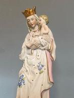Sculpture, Maria met kind - 25.5 cm - Biscuit de porcelaine, Antiek en Kunst