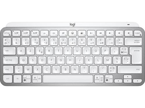 Logitech - Draadloos toetsenbord - Azerty - Pale Grey, Computers en Software, Toetsenborden, Draadloos, Azerty, Nieuw, Verzenden