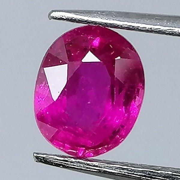 Zonder Minimumprijs Rood Robijn - 0.75 ct - Instituto, Handtassen en Accessoires, Edelstenen