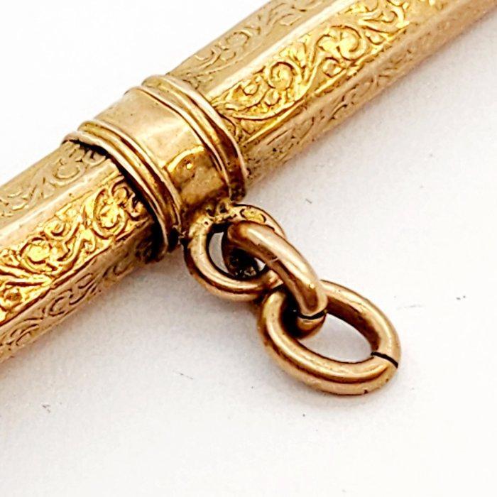 Hanger - 18 karaat Geel goud, Handtassen en Accessoires, Antieke sieraden