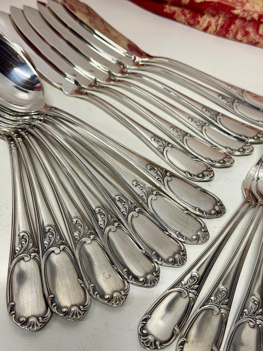 François FRIONNET, Orfèvre Parisien - Bestekset voor 12, Antiquités & Art, Antiquités | Meubles | Tables