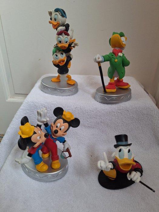 Collectie beeldjes met Kwik , Kwek en Kwak , Dagobert Duck ,, Verzamelen, Disney