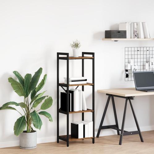 vidaXL Boekenkast Oud hout 40 x 30 x 118 cm Massief hout, Huis en Inrichting, Kasten | Boekenkasten, Nieuw, Verzenden