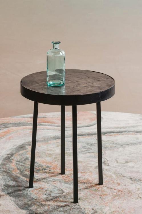 Salontafel Mangohout Carlin 45 cm, Huis en Inrichting, Tafels | Salontafels, Nieuw, Verzenden