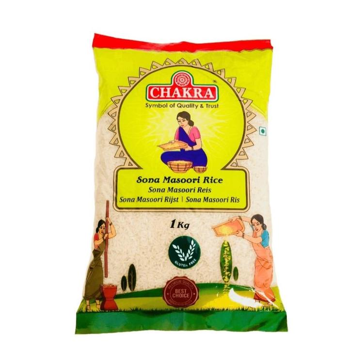 Sona Masoori Rijst - 1 kg (Chakra), Sports & Fitness, Produits de santé, Wellness & Bien-être, Enlèvement ou Envoi