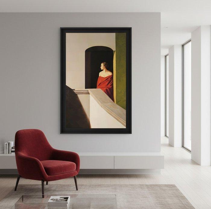 Le Yack - In the Shade of Desire - Hand signed, Antiek en Kunst, Kunst | Schilderijen | Modern