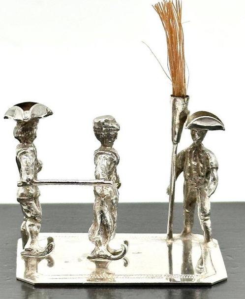 No reserve-Handgemaakt antiek Hollands zilveren miniatuur, Antiek en Kunst, Antiek | Zilver en Goud