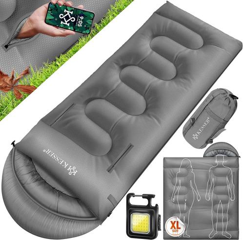 KESSER® Slaapzak voor buiten, 175 x 83 cm, dekenslaapzak, 3-, Huis en Inrichting, Woonaccessoires | Overige, Verzenden