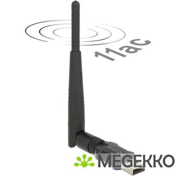 Delock 12462 USB 2.0 Dual Band WLAN ac/a/b/g/n Stick 433 +, Informatique & Logiciels, Verzenden
