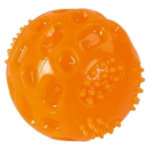 Ball toyfastic, squeaky oranje Ø7,5cm - kerbl, Dieren en Toebehoren, Honden-accessoires