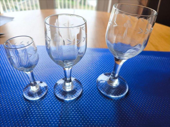 Drinkservies (27) - Kristal, Antiquités & Art, Antiquités | Verre & Cristal