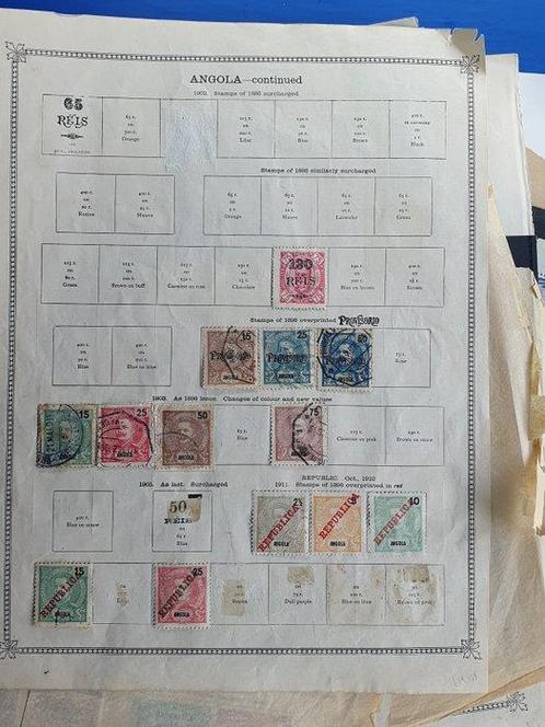 Portugal et colonies 1886/1981 - Recherche dans les pages, Postzegels en Munten, Postzegels | Europa | Spanje