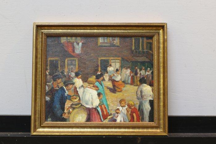 Anton Karssen (1845-2019) - Hartjes dag, Antiek en Kunst, Kunst | Schilderijen | Klassiek