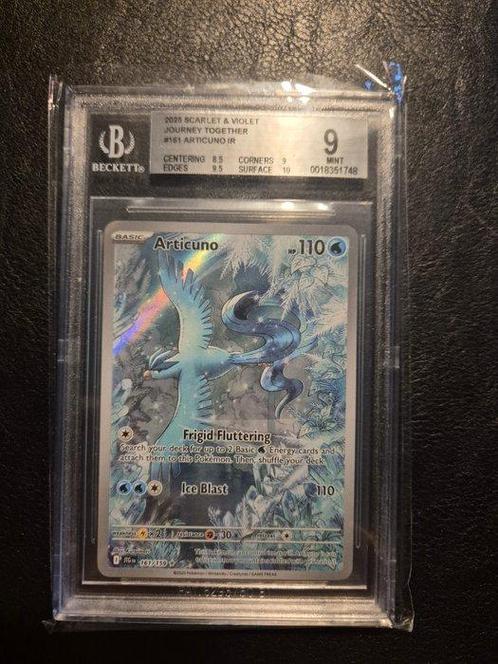 Pokémon - 1 Graded card - Articuno 161/159 Alternate art,, Hobby en Vrije tijd, Verzamelkaartspellen | Pokémon