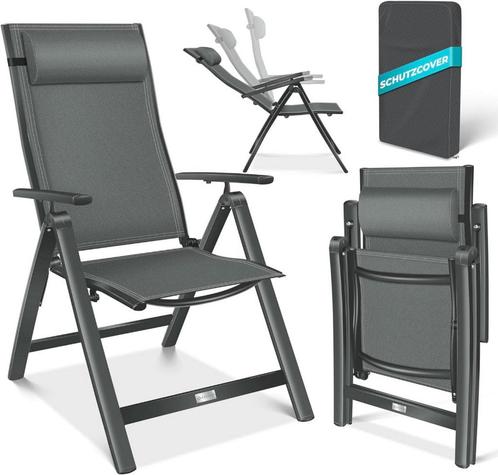 KESSER® Tuinstoel met Armleuningen | Opklapbare Aluminium Li, Huis en Inrichting, Overige Huis en Inrichting, Verzenden