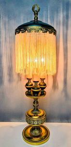 Maison Lucien Gau - Tafellamp - Empire Lamp - 64 cm - Gelakt, Antiquités & Art