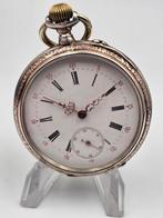 Glashütte Systeme - Silver Pocket Watch, 10 Rubis - 39851 -, Nieuw