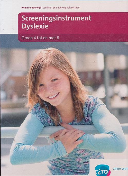 Cito Screeningsinstrument Dyslexie compleet, Livres, Livres scolaires, Envoi