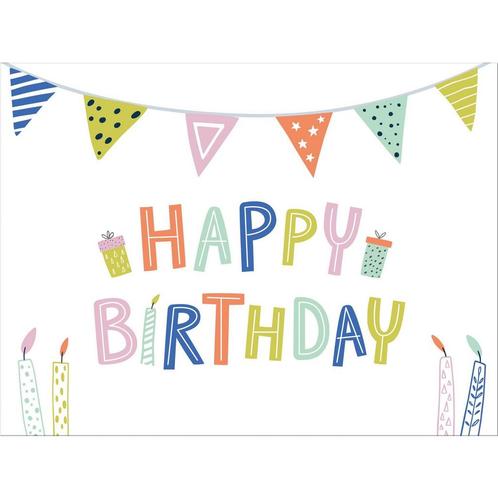 Happy Birthday Placemats Eco 6st, Hobby & Loisirs créatifs, Articles de fête, Envoi