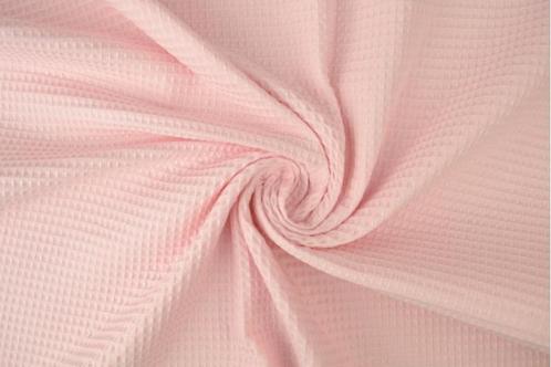 10 meter wafelstof - Baby roze - 150cm breed, Hobby en Vrije tijd, Stoffen en Lappen, 120 cm of meer, 200 cm of meer, Roze, Nieuw