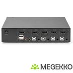 Digitus DS-12891 KVM-switch Zwart, Verzenden, Nieuw