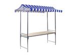 Marktkraam Professional blauw/wit | 2000x1510x2320(h)mm, Verzenden, Nieuw in verpakking