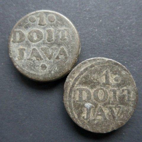 Nederlands-Indië, Java, British administration. Compleet, Timbres & Monnaies, Monnaies | Asie