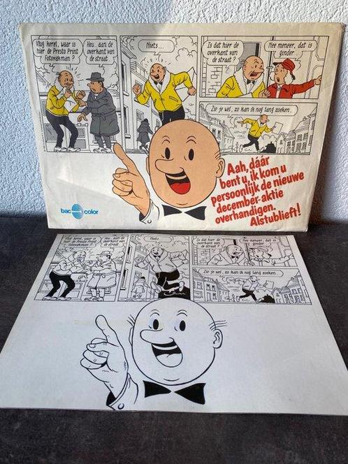 Suske en Wiske - originele omslagtekening! - Promotiemap, Boeken, Stripverhalen