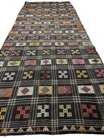 Turkish Oversized Wol - Kelim - 186 cm - 447 cm, Nieuw