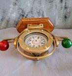 Kompas - Glas, Hout, Messing - Nautical compass