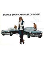 1970 MG MGB GT BROCHURE NEDERLANDS, Livres