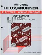 1993 TOYOTA HILUX | 4RUNNER ELECTRISCH DIAGRAM (SUPPLEMENT), Auto diversen, Handleidingen en Instructieboekjes