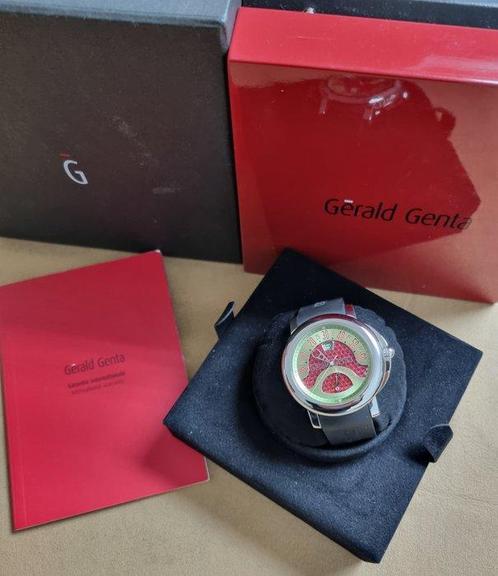 Gérald Genta - Arena Bi-Retro - BSP.Y.10 GRN/RED - Heren -, Handtassen en Accessoires, Horloges | Heren