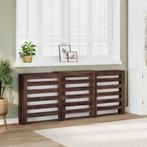 vidaXL Radiatorombouw 205x21,5x83,5 cm bewerkt hout bruin, Verzenden, Nieuw
