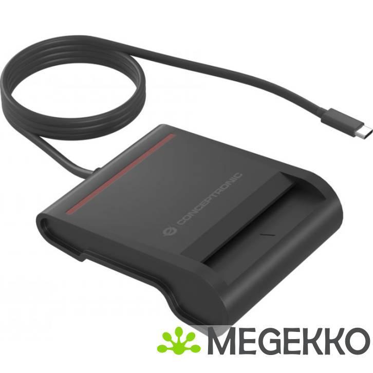 Conceptronic SCR01BC smart card reader Binnen USB USB Type-C, Computers en Software, Overige Computers en Software, Nieuw, Verzenden